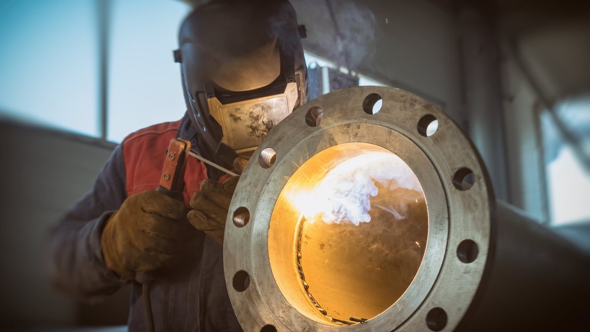 Welding a polished stainless steel assembly