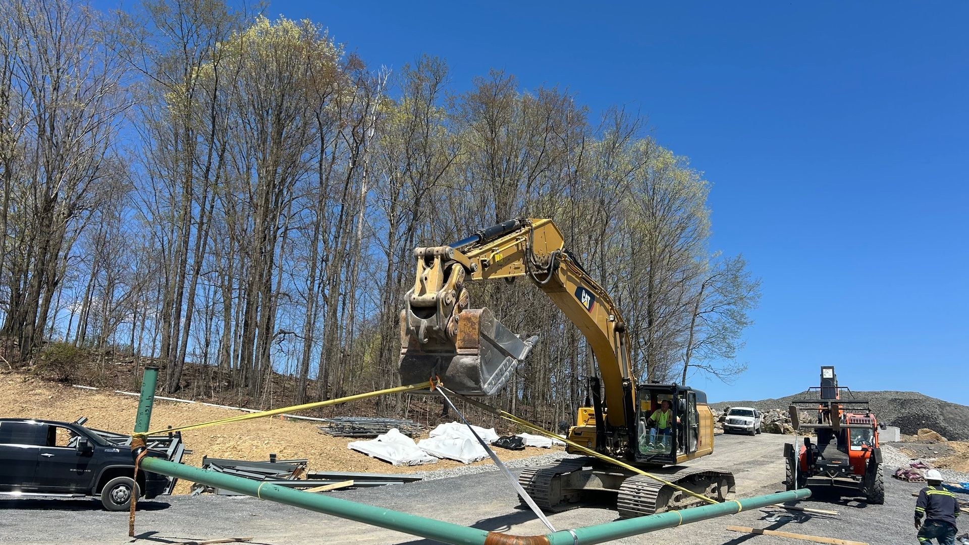 Industrial pipeline construction