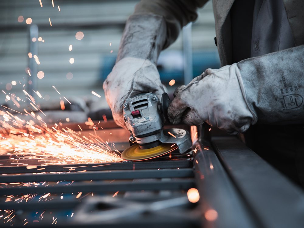 Grinding and shaping custom steel components